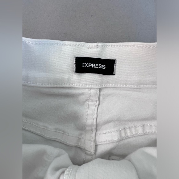 Express Women’s Jeans High Rise Skinny Size 4R White - Picture 5 of 9